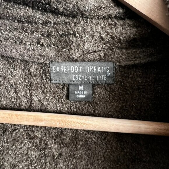 BAREFOOT DREAMS CozyChic Lite Catalina Long Cardigan Olive Green - Picture 3 of 8